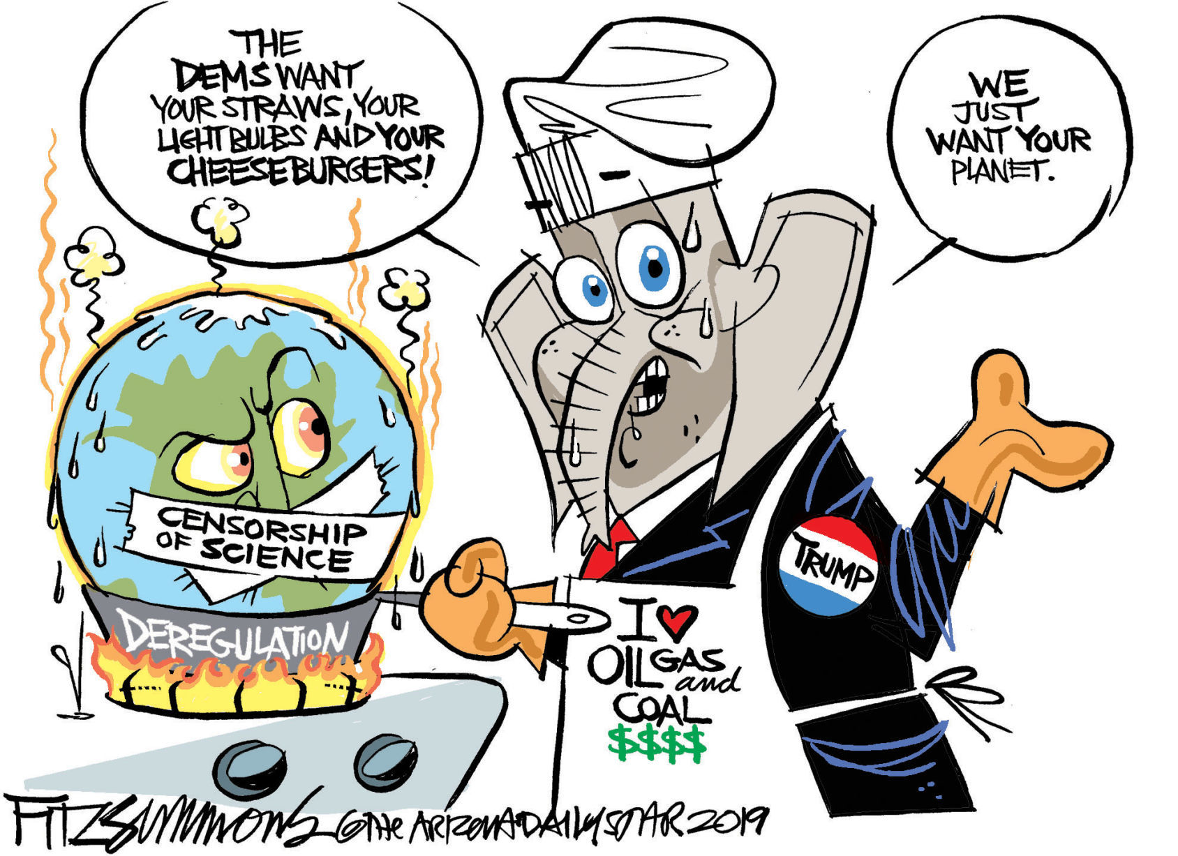 Daily Fitz Cartoon: Cooking
